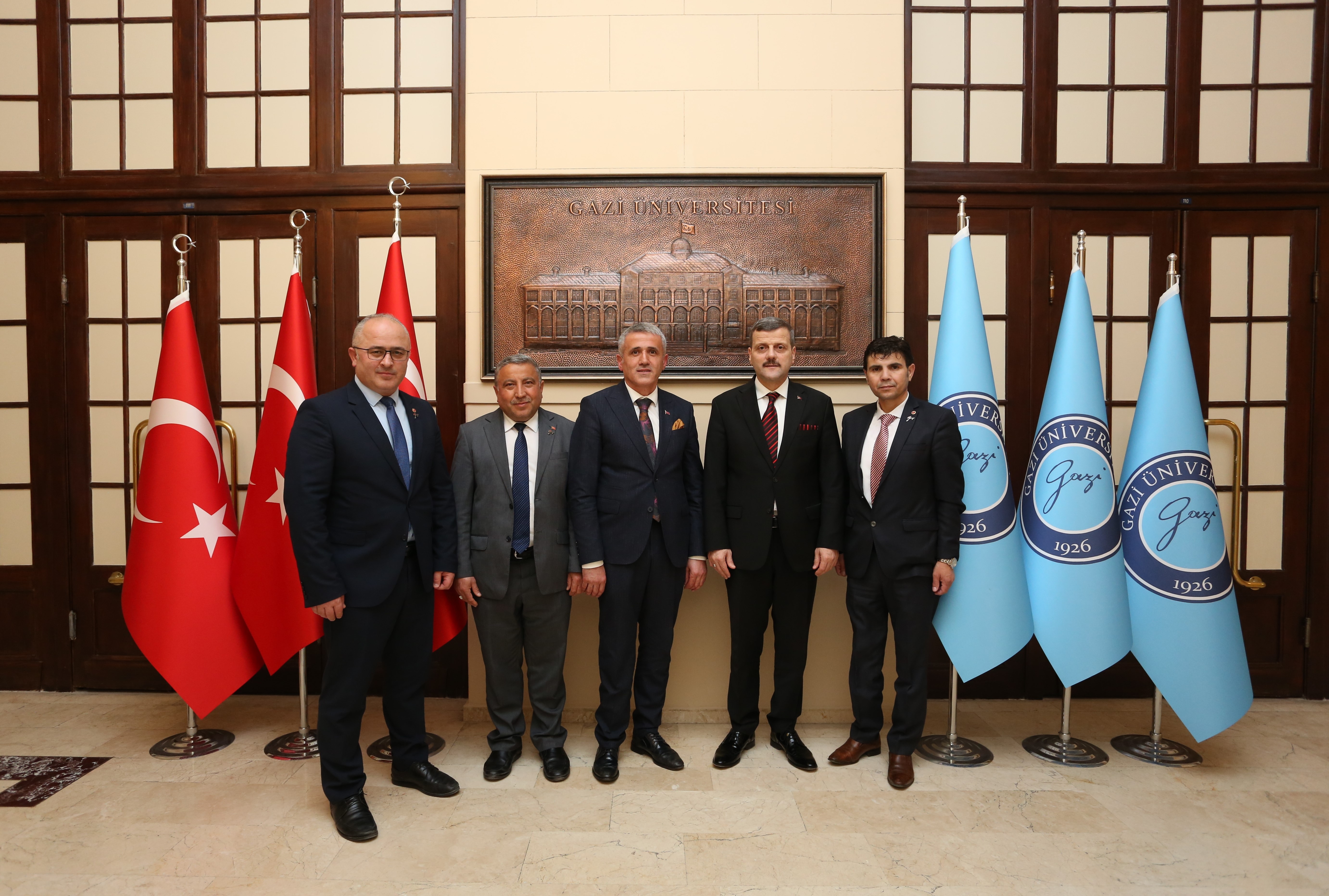 Türkiye Harp Malûlü Gaziler, Şehit Dul ve Yetimleri Derneği Samsun Şube Başkanı Gazi Necati Yılmaz Rektör Prof. Dr. Musa Yıldız’ı Ziyaret Etti-1