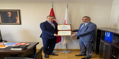 Rektörümüz Prof. Dr. Musa Yıldız, YÖK Denetleme Kurul Başkanı Prof. Dr. Ali Cengiz Köseoğlu’nu Ziyaret Etti