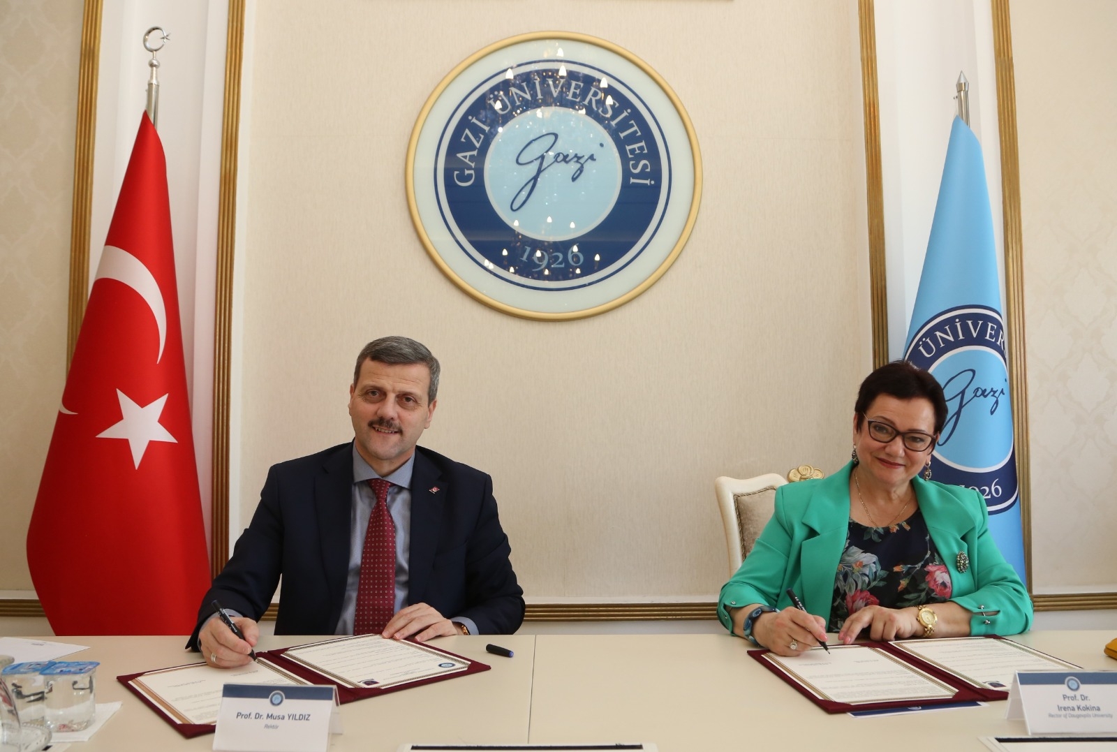 Gazi Üniversitesi ile Daugavpils Üniversitesi Arasında İş Birliği Protokolü ve Erasmus İkili Anlaşması İmzalandı-1
