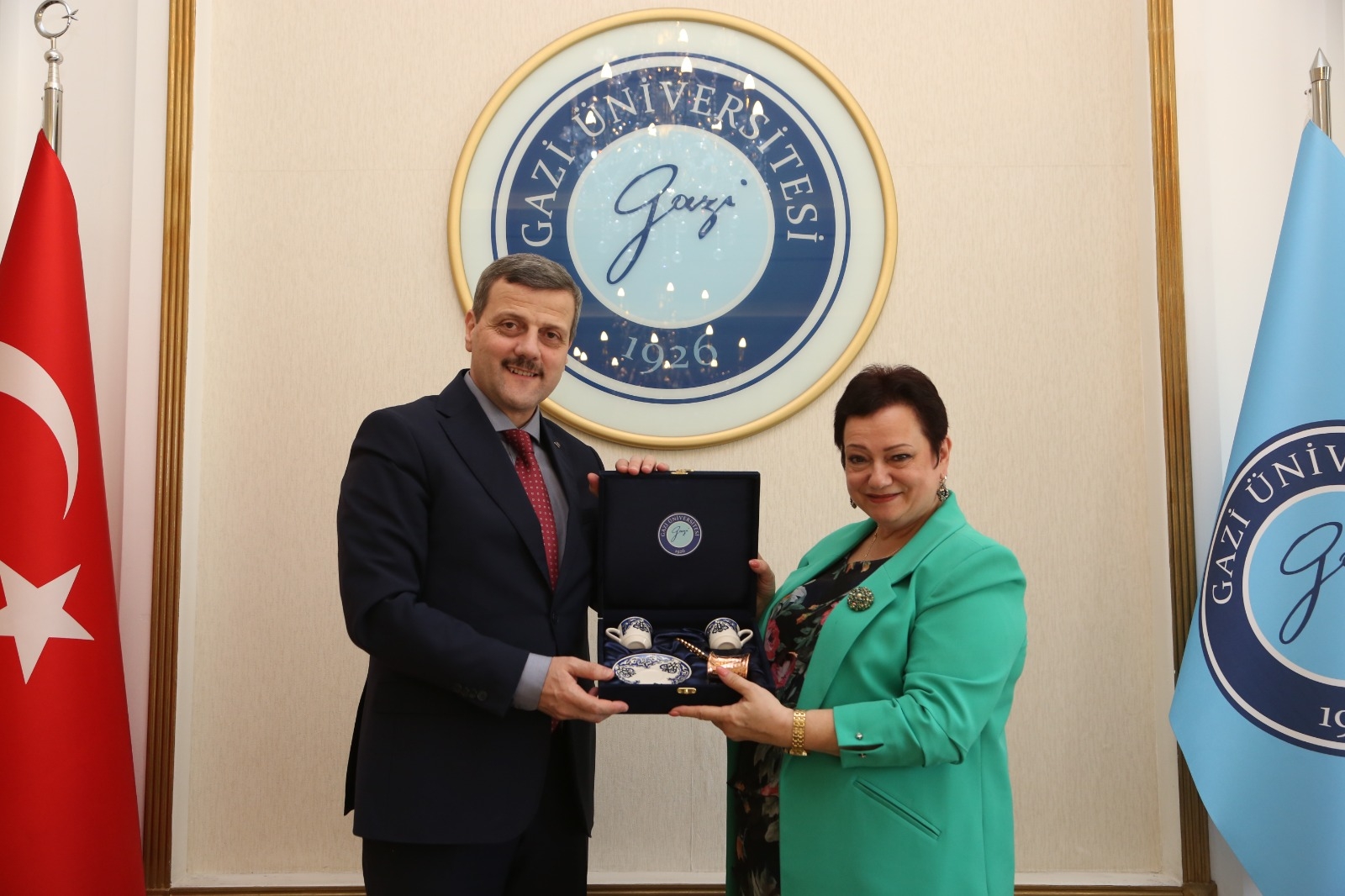 Gazi Üniversitesi ile Daugavpils Üniversitesi Arasında İş Birliği Protokolü ve Erasmus İkili Anlaşması İmzalandı-1