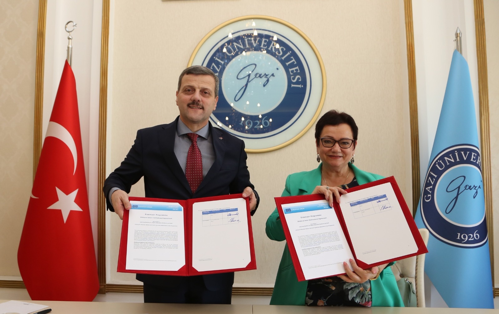 Gazi Üniversitesi ile Daugavpils Üniversitesi Arasında İş Birliği Protokolü ve Erasmus İkili Anlaşması İmzalandı-1