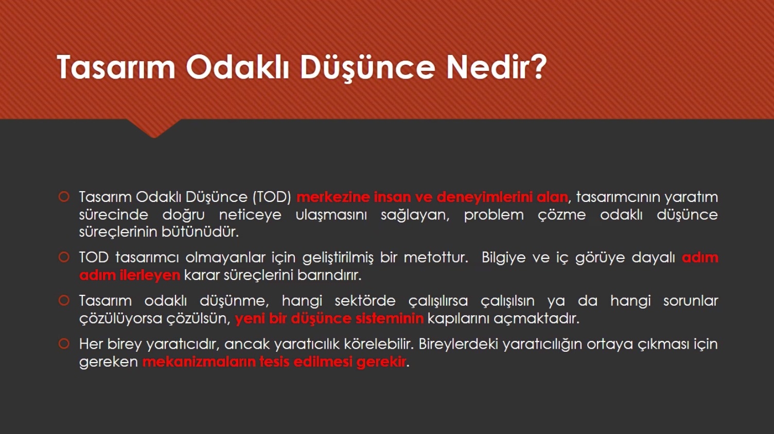 Üniversitemizde “Tasarım Odaklı Düşünce” Konulu Etkinlik Düzenlendi-1