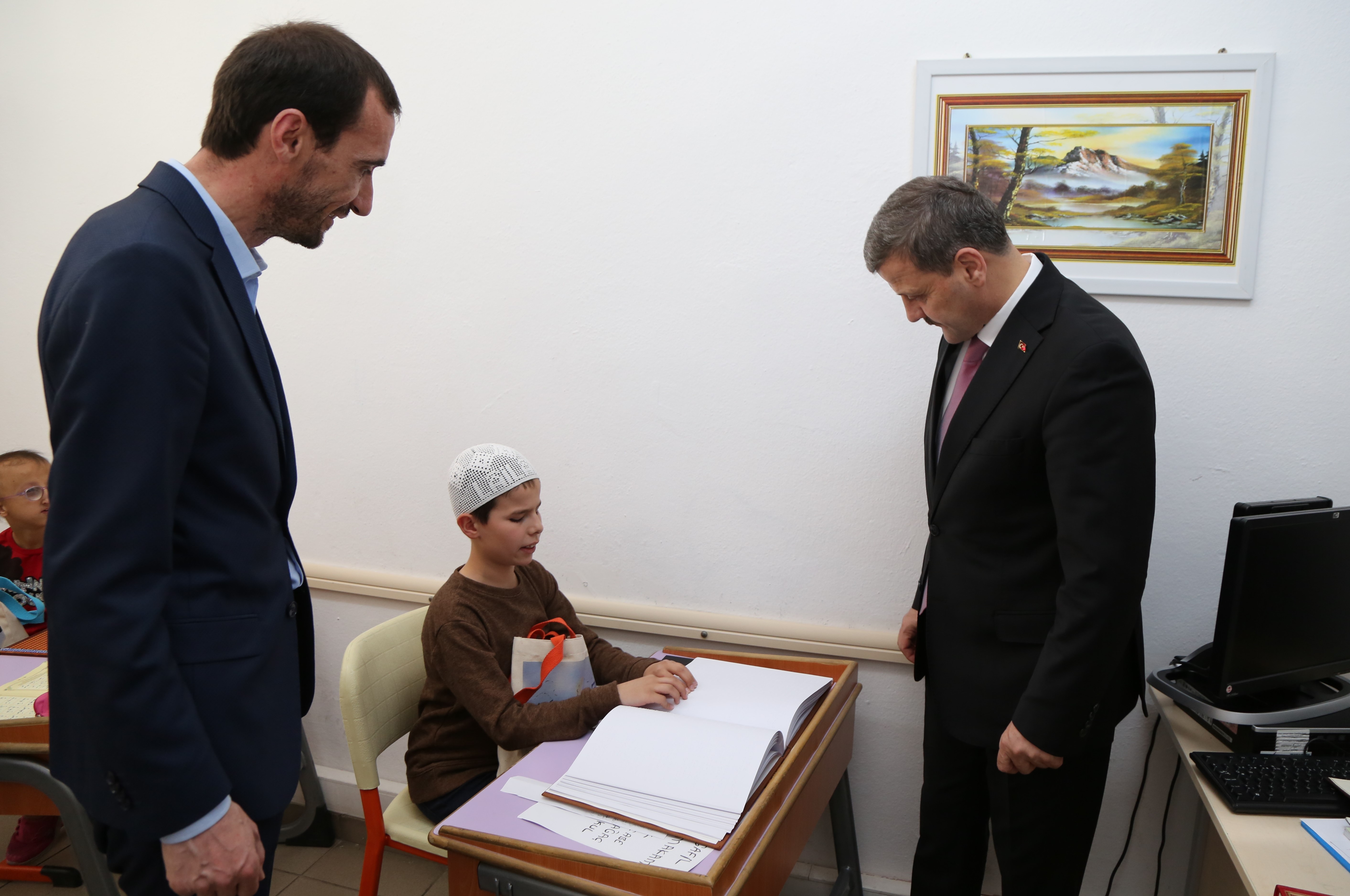 Rektör Prof. Dr. Musa Yıldız, Kani Karaca Görme Engelliler İmam Hatip Ortaokulunu Ziyaret Etti-1