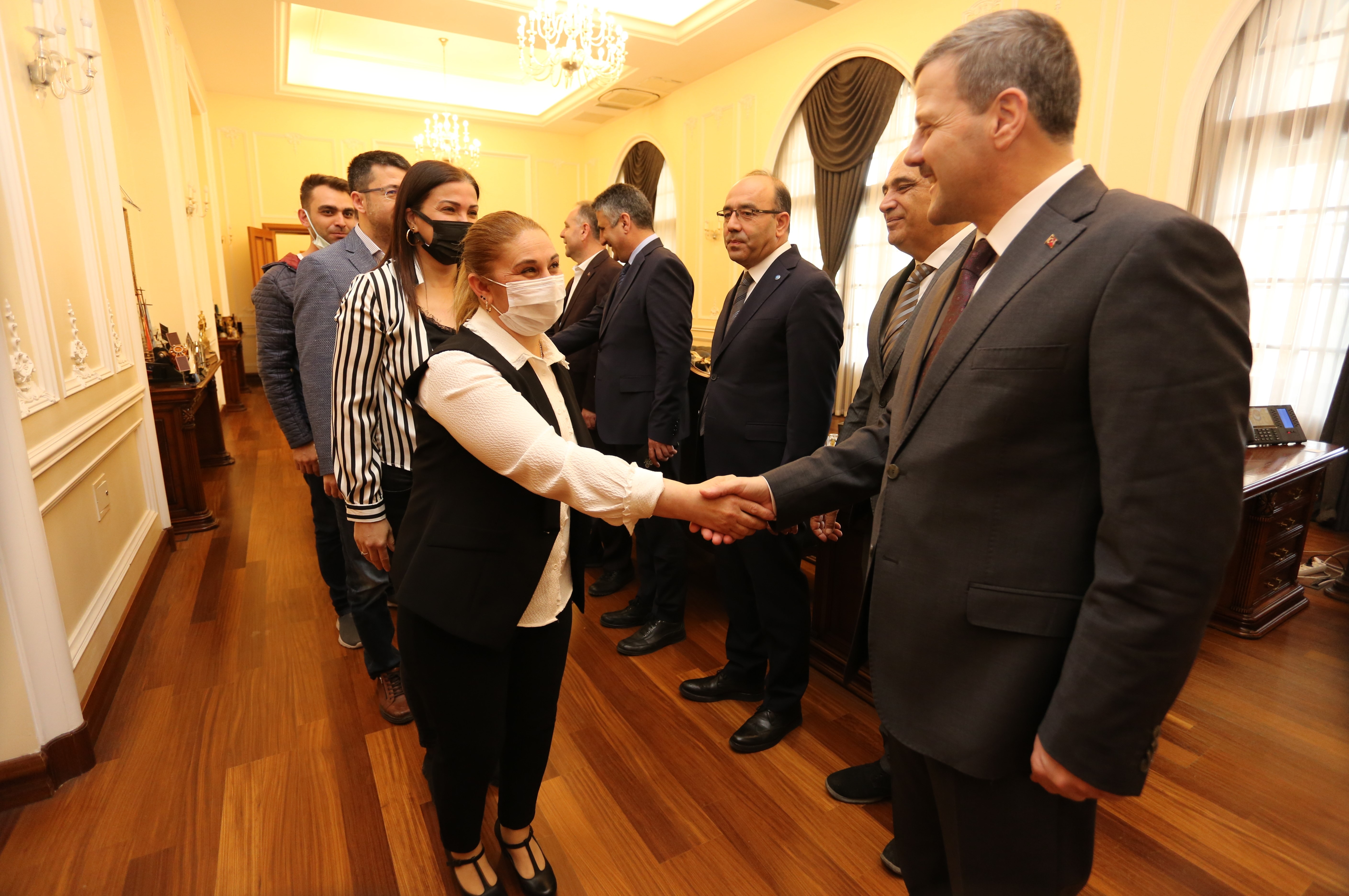 Rektör Prof. Dr. Musa Yıldız Üniversite Çalışanlarının Ramazan Bayramını Kutladı-1