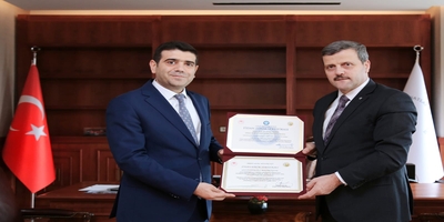 Rektörümüz Prof. Dr. Musa Yıldız, Ankara Müzik ve Güzel Sanatlar Üniversitesi Rektörü Prof. Dr. Erhan Özden’i Ziyaret Etti