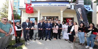 Öğrenci Toplulukları Binasının Açılışı Yapıldı