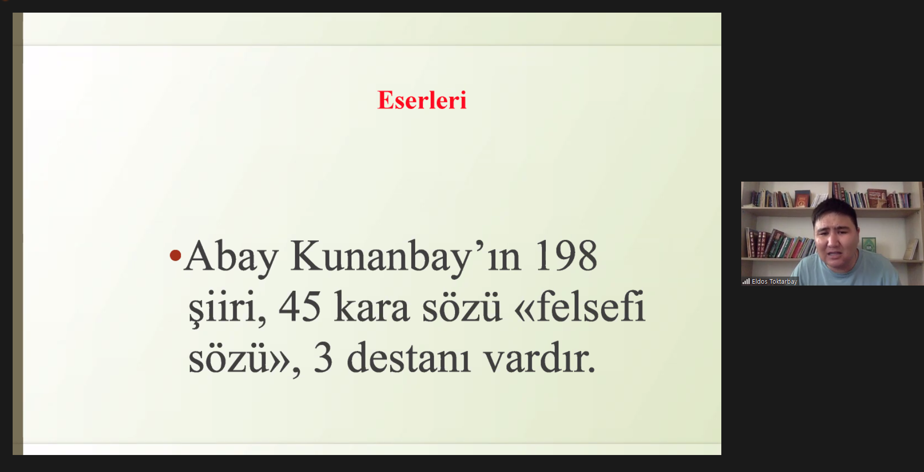 Üniversitemizde “Köklerimizin İzinde-18: Bir Devrin Aynası Abay Kunanbay” Konulu Konferans Düzenlendi-1