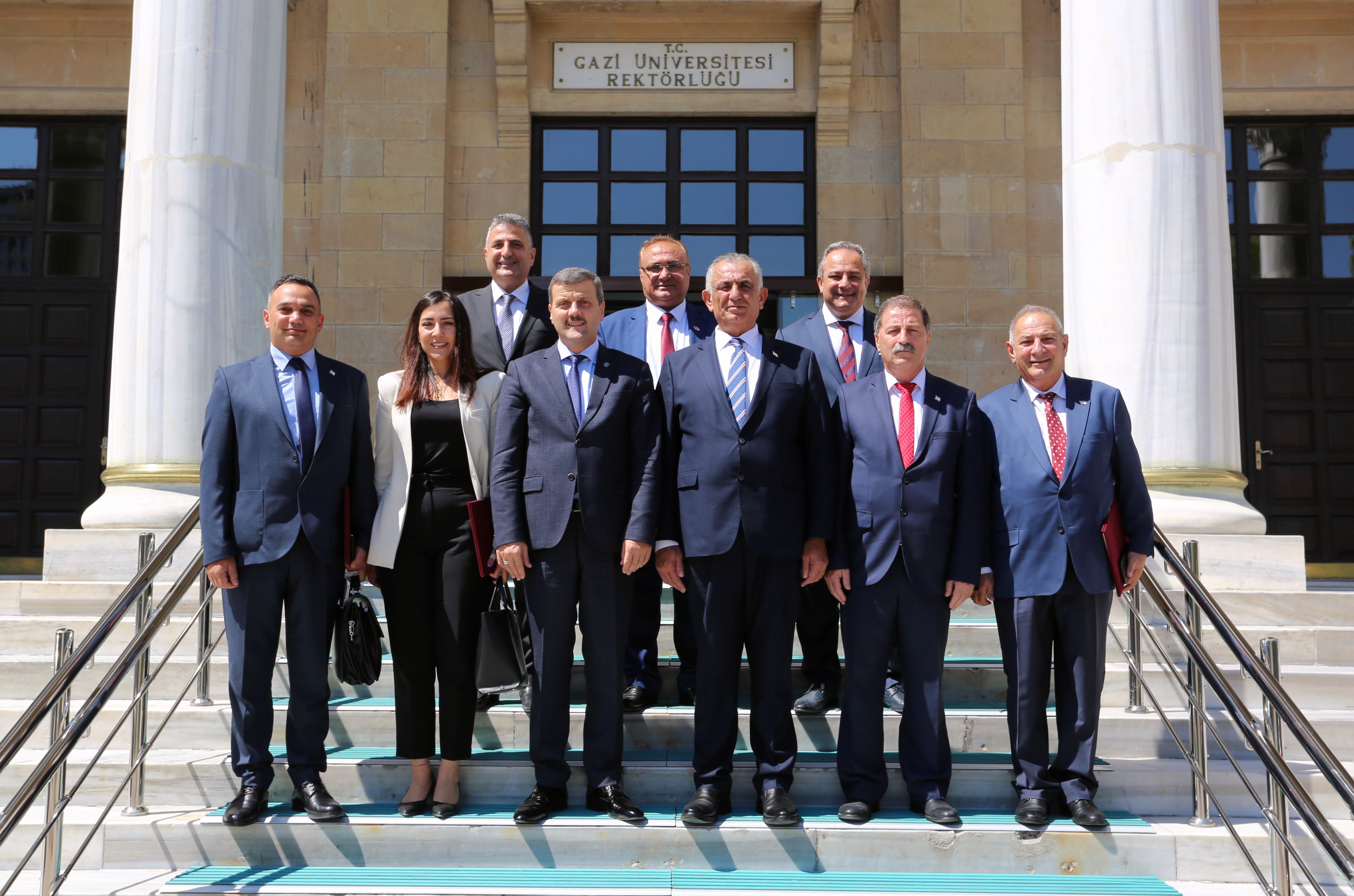 KKTC Milli Eğitim Bakanı Nazım Çavuşoğlu, Rektörümüz Prof. Dr. Musa Yıldızı Ziyaret Etti-1