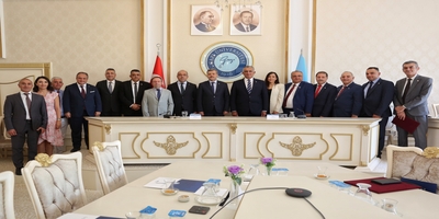 KKTC Milli Eğitim Bakanı Nazım Çavuşoğlu, Rektörümüz Prof. Dr. Musa Yıldızı Ziyaret Etti