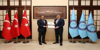 Bingöl Üniversitesi Rektörü Prof. Dr. İbrahim Çapak, Rektörümüz Prof. Dr. Musa Yıldız’ı Ziyaret Etti