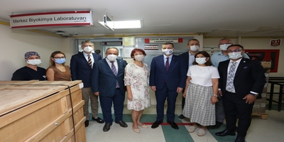 Rektörümüz Prof. Dr. Musa Yıldız, Çocuk Metabolizma ve Nutrisyon Bilim Dalını Ziyaret Etti