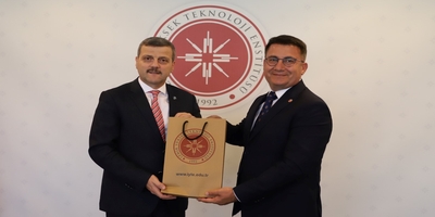 Rektörümüz Prof. Dr. Musa Yıldız, İzmir Yüksek Teknoloji Enstitüsü Rektörü Prof. Dr. Yusuf Baran’ı Ziyaret Etti