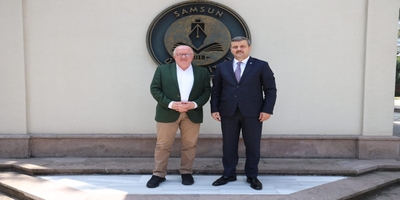 Rektörümüz Prof. Dr. Musa Yıldız, Samsun Üniversitesi Rektörü Prof. Dr. Mahmut Aydın’ı Ziyaret Etti