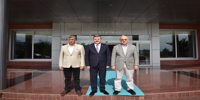 Rektörümüz Prof. Dr. Musa Yıldız, Ondokuz Mayıs Üniversitesi Rektörü Prof. Dr. Yavuz Ünal’ı Ziyaret Etti