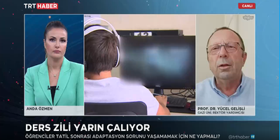 Rektör Yardımcısı Prof. Dr. Yücel Gelişli, TRT Haber Canlı Yayınına Katıldı