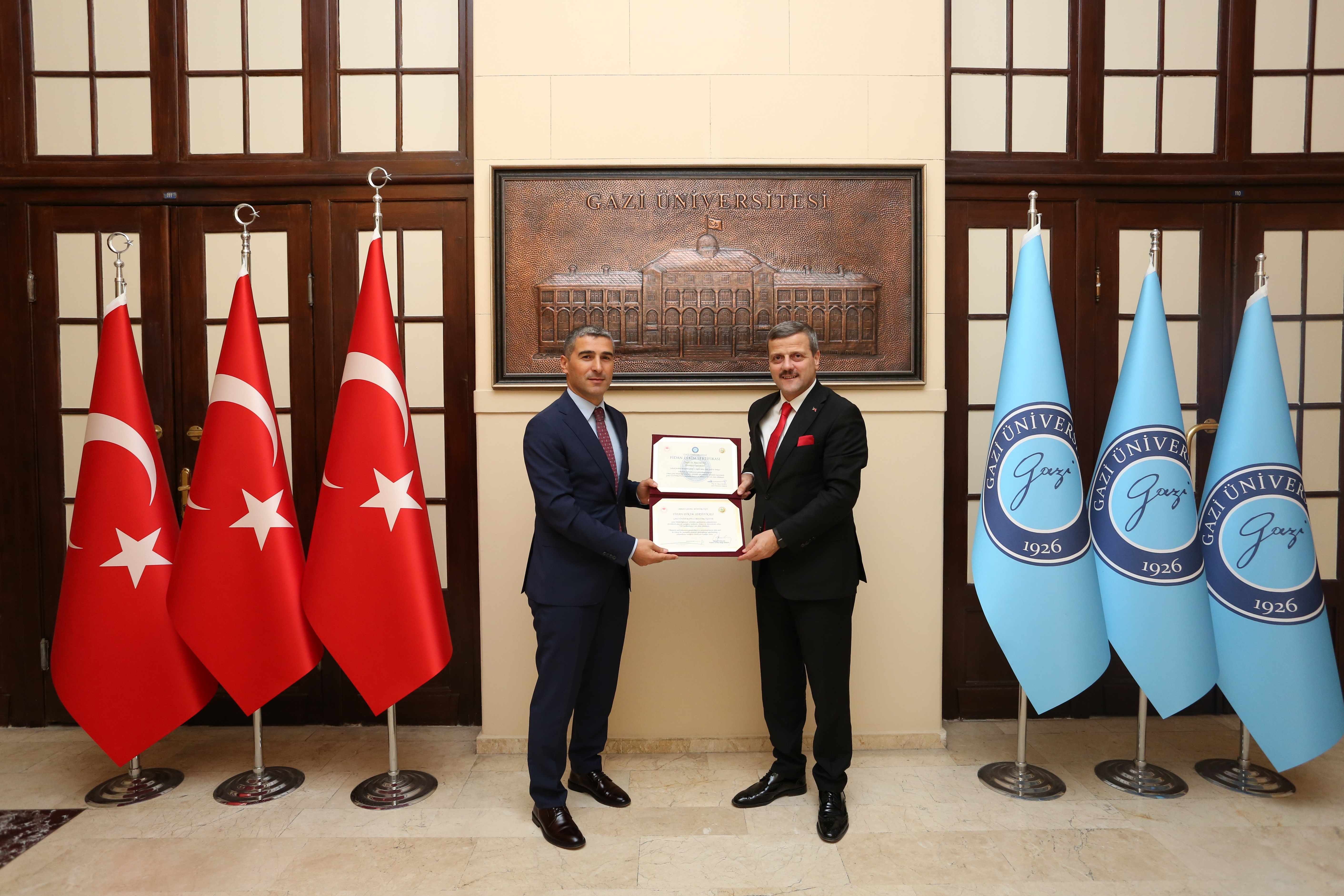 Etimesgut Kaymakamı Dr. Naci Aktaş Rektörümüz Prof. Dr. Musa Yıldız’ı Ziyaret Etti-1