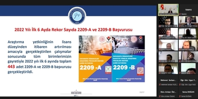 “Araştırma Üniversitesi İzleme ve 2022-2023 Güz Dönemi Hazırlık Toplantısı-1” Teknik Bilimler Meslek Yüksekokulu ile Çevrim İçi Olarak Gerçekleştirildi
