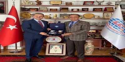 Rektörümüz Prof. Dr. Musa Yıldız, Uluslararası Üniversiteler Konseyi Kurucu Başkanı Orhan Hikmet Azizoğlu’na İade-i Ziyarette Bulundu