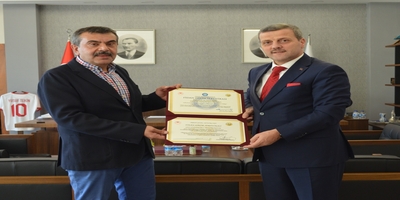 Rektörümüz Prof. Dr. Musa Yıldız, Ankara Hacı Bayram Veli Üniversitesi Rektörü Prof. Dr. Yusuf Tekin’i Ziyaret Etti