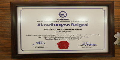 Üniversitemiz Eczacılık Fakültesi İkinci Kez Akredite Oldu
