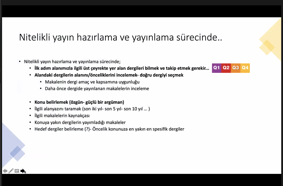 Üniversitemizde “Uluslararası Saygın Dergilerde Yayın Yapma Süreçleri” Konulu Hizmet İçi Eğitim Programı Gerçekleştirildi-1