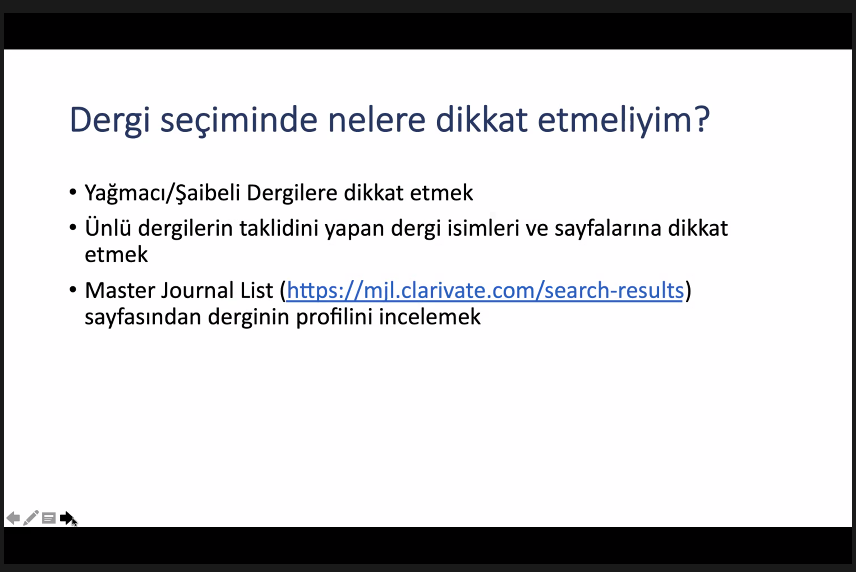 Üniversitemizde “Uluslararası Saygın Dergilerde Yayın Yapma Süreçleri” Konulu Hizmet İçi Eğitim Programı Gerçekleştirildi-1