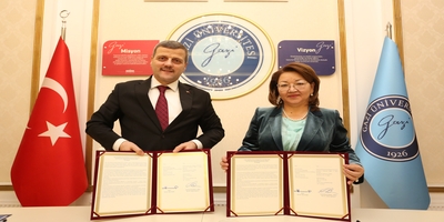 Üniversitemiz ile Güney Kazakistan Devlet Pedagoji Üniversitesi Arasında İş Birliği Protokolü İmzalandı