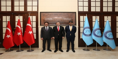 Pakistan Ankara Büyükelçisi Yousaf Junaid, Rektörümüz Prof. Dr. Musa Yıldız’ı Ziyaret Etti