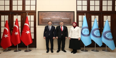 Türk Patent ve Marka Kurumu Başkanı Cemil Başpınar, Rektörümüz Prof. Dr. Musa Yıldız’ı Ziyaret Etti