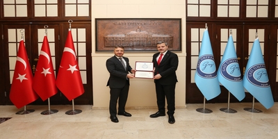 Sanayi ve Teknoloji Bakanlığı Milli Teknoloji Genel Müdürü  Zekeriya Çoştu Rektörümüz Prof. Dr. Musa Yıldız’ı Ziyaret Etti