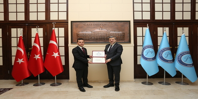 Kastamonu Üniversitesi Rektörü Prof. Dr. Ahmet Hamdi Topal, Rektörümüz Prof. Dr. Musa Yıldız’ı Ziyaret Etti