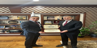 Rektörümüz Prof. Dr. Musa Yıldız, Hazine ve Maliye Bakan Yardımcısı Dr. İsmail İlhan Hatipoğlu’nu Ziyaret Etti