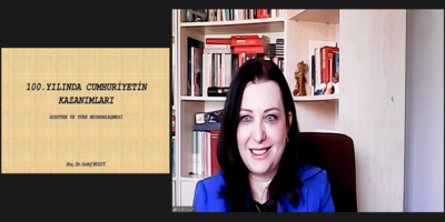 “100. Yılında Cumhuriyetin Kazanımları Üzerine Bir Değerlendirme” Adlı Etkinlik Gerçekleştirildi