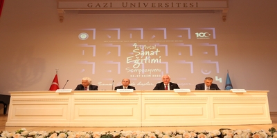 “4. Ulusal Sanat Eğitimi Sempozyumu ve Sanat Etkinlikleri” Açılış Oturumu ile Başladı
