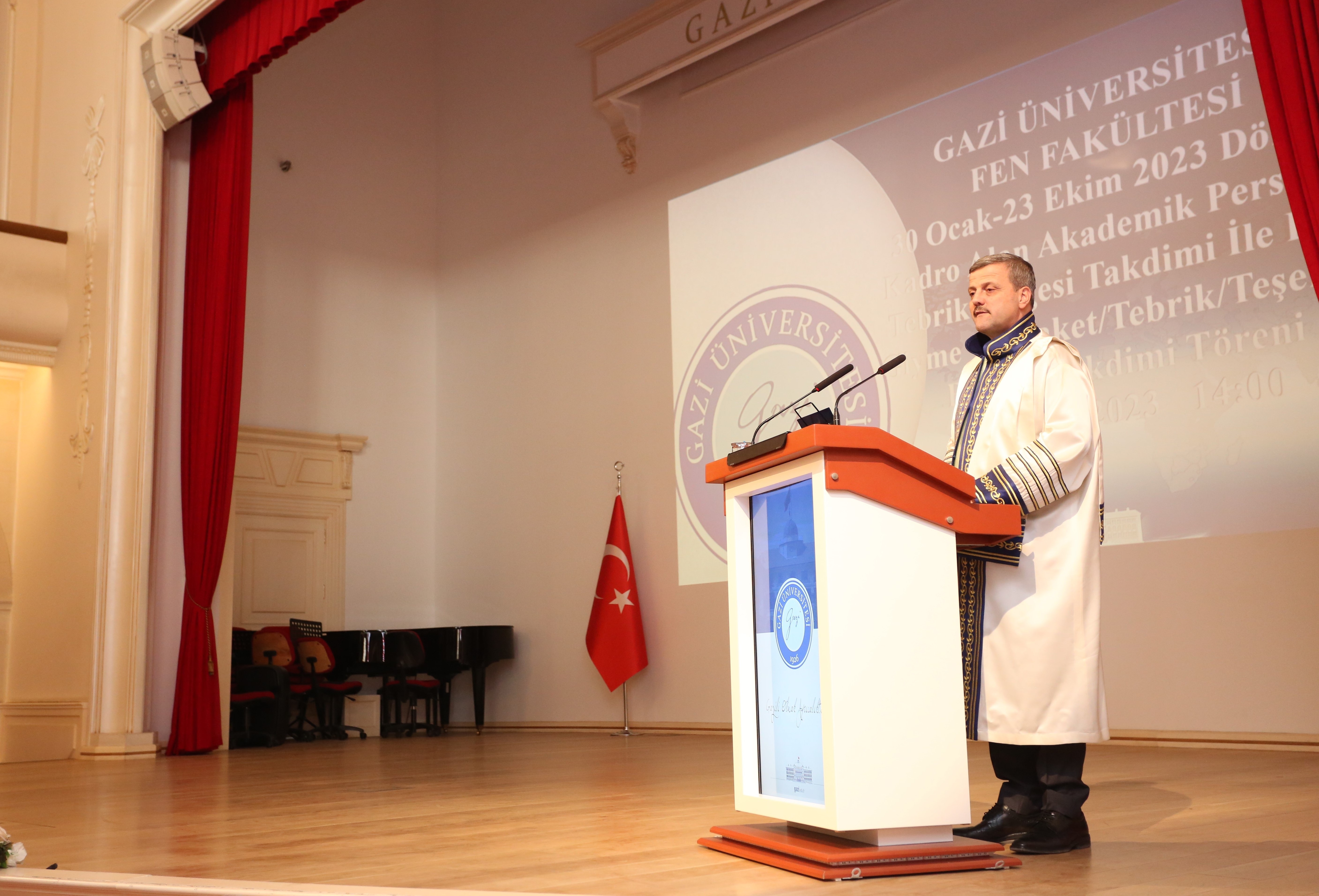 “Fen Fakültesi Akademik Kurul ve Biniş Giyme Töreni” Rektörümüz Prof. Dr. Musa Yıldız’ın Katılımıyla Gerçekleştirildi-1