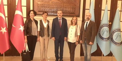 Diş Hekimliği Fakültesi Oral Patoloji Ana Bilim Dalı Öğretim Üyeleri Rektörümüz Prof. Dr. Musa Yıldız’ı Ziyaret Etti