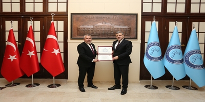 ÖSYM Başkanı Prof. Dr. Bayram Ali Ersoy, Rektörümüz Prof. Dr. Musa Yıldız’ı Ziyaret Etti