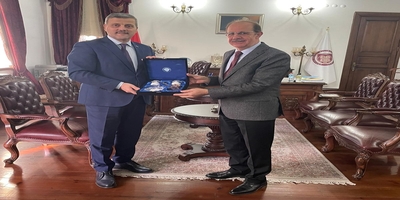 Rektörümüz Prof. Dr. Musa Yıldız Bayburt Üniversitesi Eski Rektörü Prof. Dr. Selçuk Coşkun’a İade-i Ziyarette Bulundu