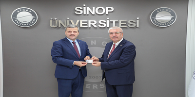 Rektörümüz Prof. Dr. Musa Yıldız, Sinop Üniversitesi Rektörü Prof. Dr. Şakir Taşdemir’i Ziyaret Etti
