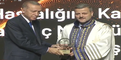 2023-2024 Akademik Yılı Açılış Töreni’nde YÖK'ten Üniversitemize Uluslararası İş Birliği Ödülü