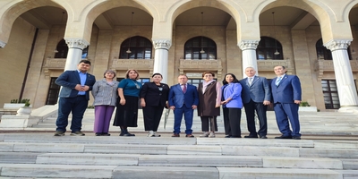 Güney Kazakistan Pedagoji Üniversitesi Heyeti, Rektör Yardımcımız Prof. Dr. Yücel Gelişli’yi Ziyaret Etti
