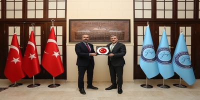 Bayburt Üniversitesi Rektörü Prof. Dr. Mutlu Türkmen, Rektörümüz Prof. Dr. Musa Yıldız’ı Ziyaret Etti