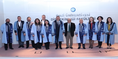 Diş Hekimliği Fakültesinde “Akademik Yükselme ve Biniş Giyme Töreni” Düzenlendi