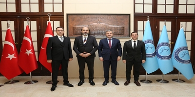 Fen Bilimleri Enstitüsü Yönetimi Rektörümüz Prof. Dr. Musa Yıldız’ı Ziyaret Etti