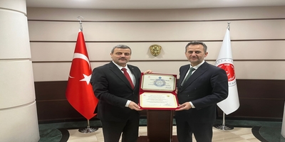 Rektörümüz Prof. Dr. Musa Yıldız, Savunma Sanayi Başkanı Prof. Dr. Haluk Görgün'ü Ziyaret Etti