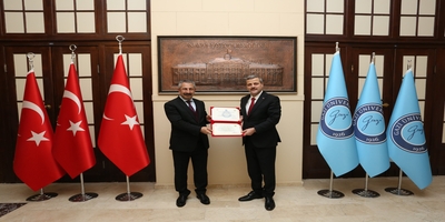 Ankara İl Emniyet Müdürü Engin Dinç, Rektörümüz Prof. Dr. Musa Yıldız’ı Ziyaret Etti