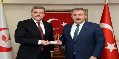 Rektörümüz Prof. Dr. Musa Yıldız, BBP Genel Başkanı Mustafa Destici’yi Ziyaret Etti