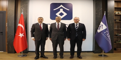 Rektörümüz Prof. Dr. Musa Yıldız, Tarsus Üniversitesi Rektörü Prof. Dr. Orhan Aydın’ı Ziyaret Etti