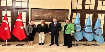 Üniversitemiz Sağlık Bilimleri Enstitüsü Müdürü Prof. Dr. Adviye Gülçin Sağdıçoğlu Celep, Rektörümüz Prof. Dr. Musa Yıldız’ı Ziyaret Etti
