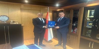 Rektörümüz Prof. Dr. Musa Yıldız, Emniyet Genel Müdür Yardımcısı Dr. Ömer Urhal’ı Ziyaret Etti